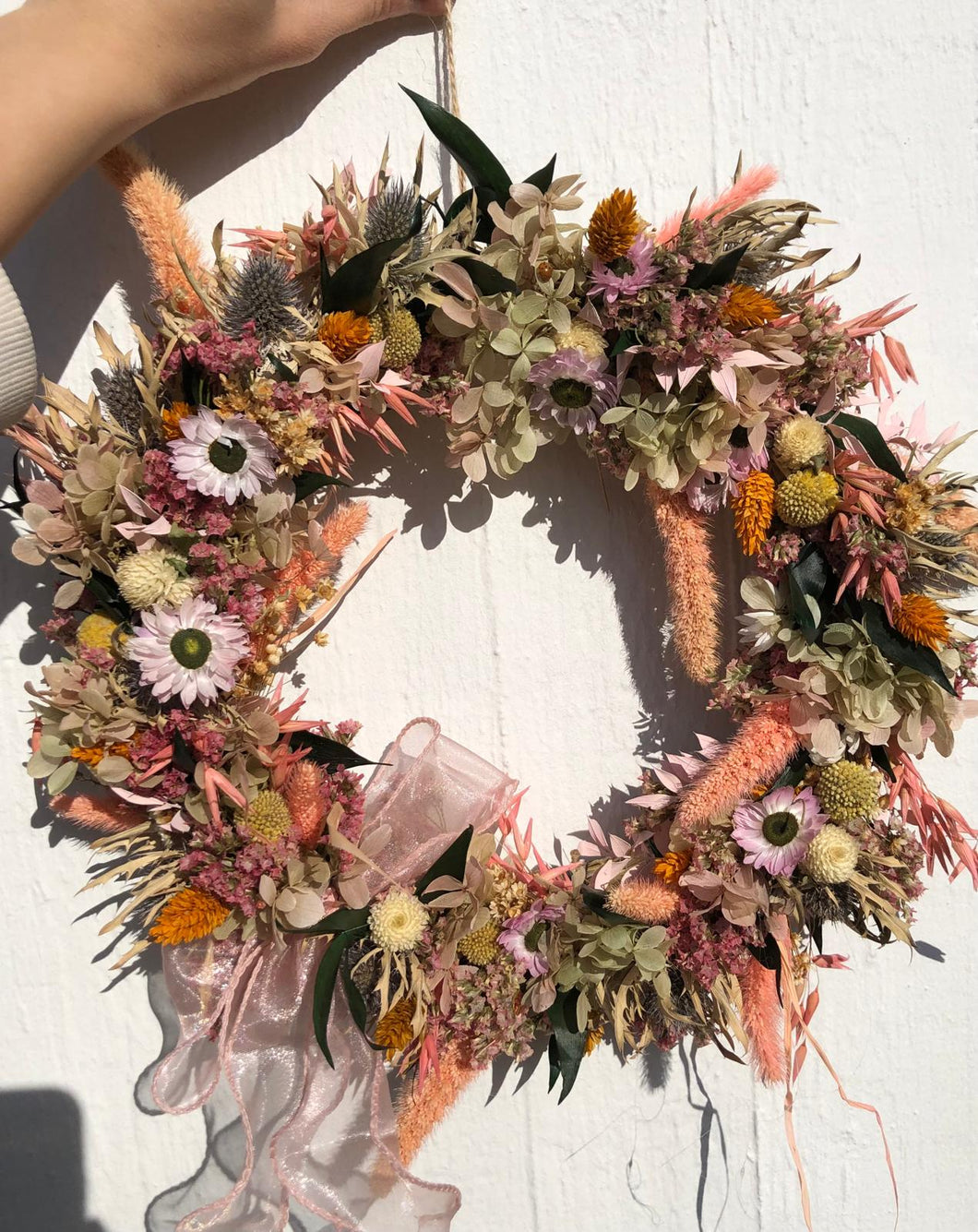 Trockenblumen Kranz